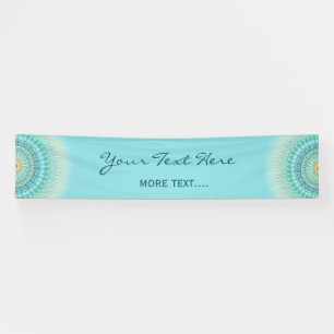 Lona Mandala de Boho del oro de la turquesa