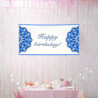 Lona Mandala in blue birthday
