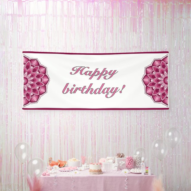 Lona Mandala in pink (Fiesta)