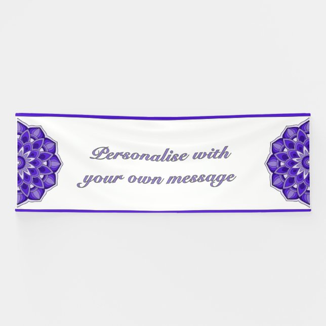 Lona Mandala in purple (Horizontal)