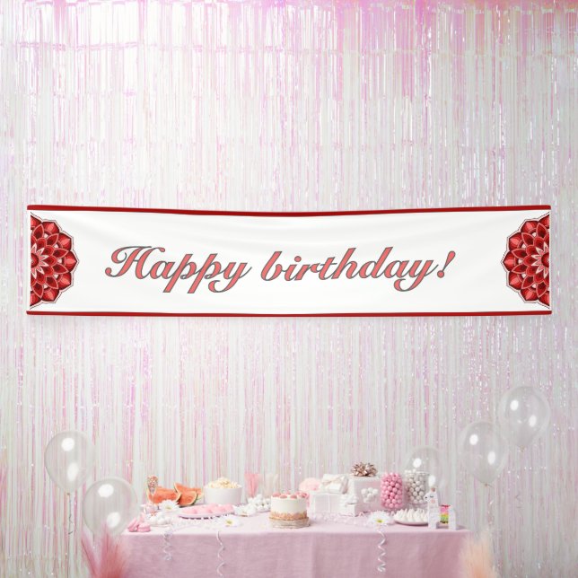 Lona Mandala in red (Fiesta)