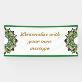 Lona Mandala in yellow & green