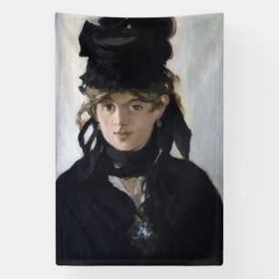 Lona Manet - Berthe Morisot con un ramo de violetas