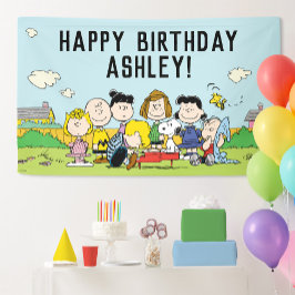 Lona Maní | Cumpleaños de Charlie Brown y Gang