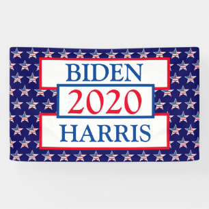 Lona Manifestación de apoyo electoral de Biden y Harri