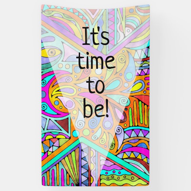 Lona Mano dibujada por EDDArt - Blah Blah 1 (Vertical)