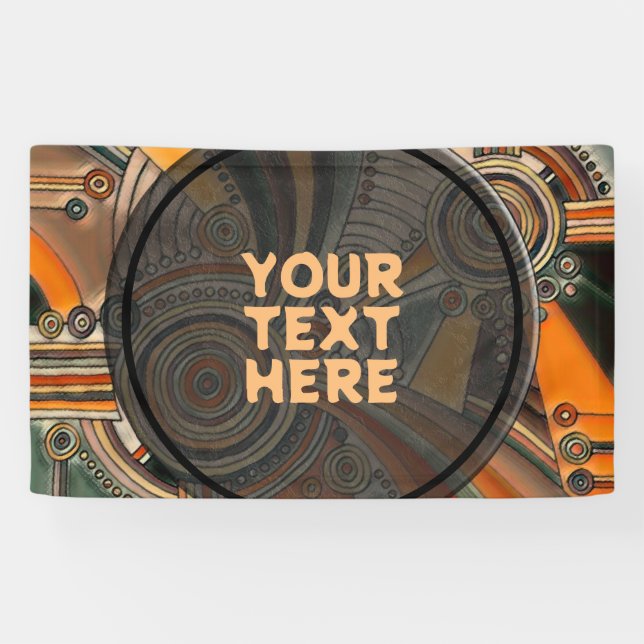 Lona Mano dibujada por EDDArt - Pensamientos 1 (Horizontal)