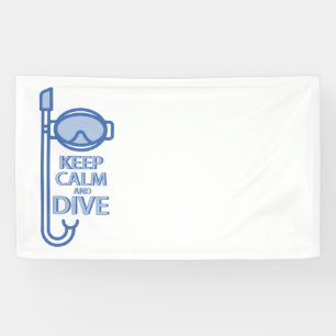 Lona Mantener la calma y bucear
