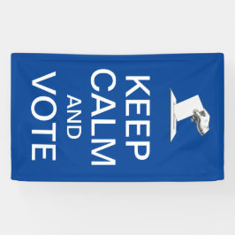 Lona Mantener la calma y votar 2026