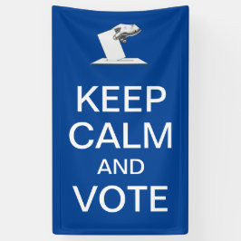 Lona Mantener la calma y votar 2026