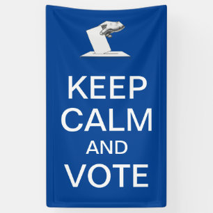Lona Mantener la calma y votar 2026