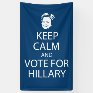 Lona Mantengan la calma y voten por Hillary