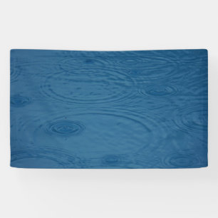 Lona Manzanas de lluvia (Olas de agua azul)