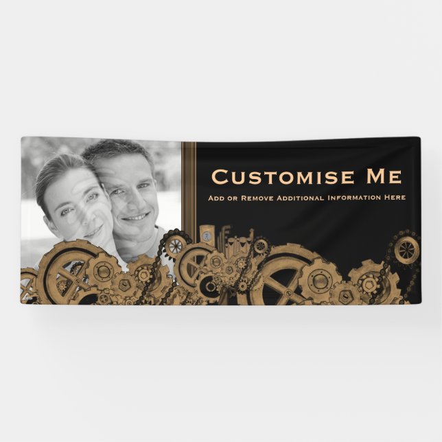 Lona Maquinaria Steampunk (Brassy) (Horizontal)