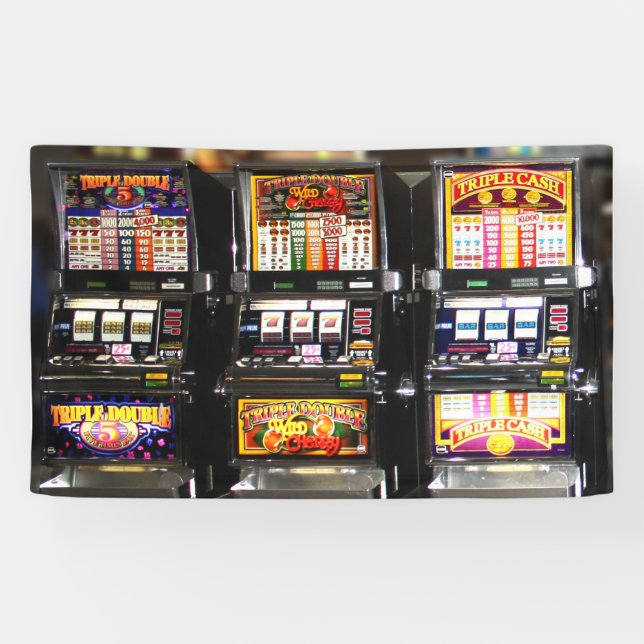 Lona Máquinas Dream - Máquinas Tragamonedas Lucky (Horizontal)