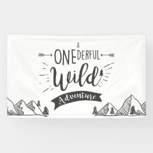 Lona Maravilloso muchacho de la bandera de cumpleaños d