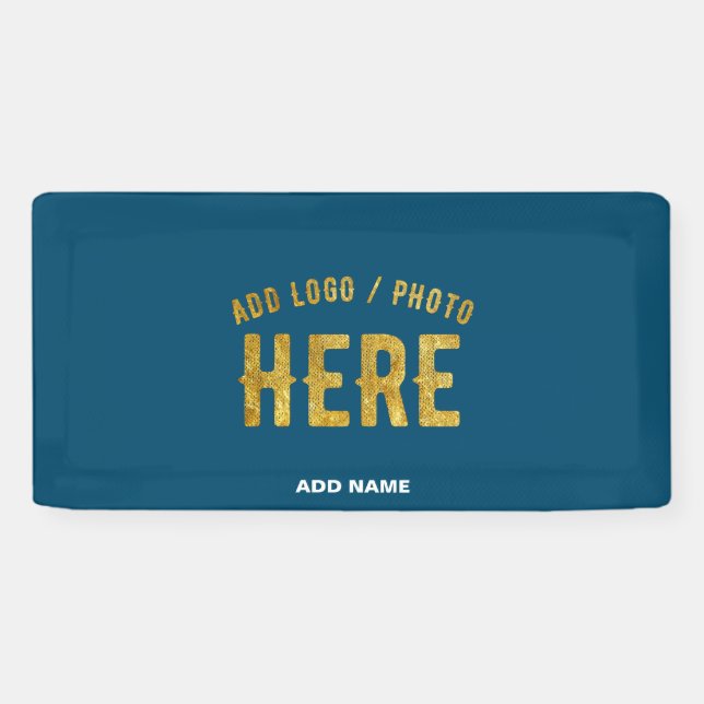 LONA MARCA VERIFICADA AZUL AZUL DE ESTILO PERSONALIZADO (Horizontal)
