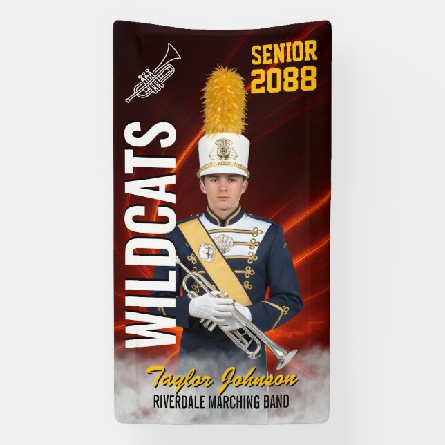 Lona Marching Band Senior Class Custom Sports Photo (Vertical)
