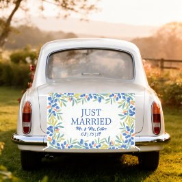 Lona Marco de Olivos Casados Banner de Coche