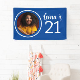 Lona Marco fotográfico de cumpleaños 21