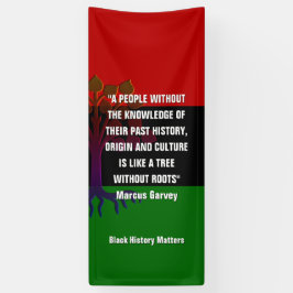 Lona Marcus Garvey TREE SIN RAÍCES Historia Negra