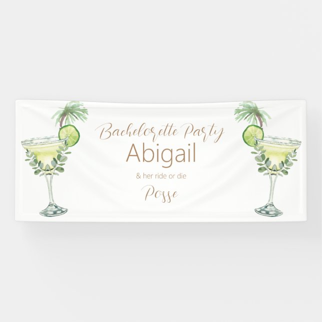 Lona Margarita Beach Ride o Die Posse Bachelorette (Horizontal)
