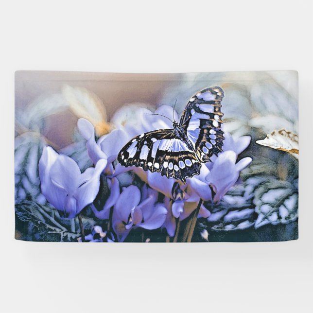 Lona Mariposa azul (Horizontal)