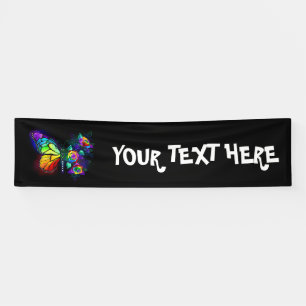 Lona Mariposa florida arcoiris