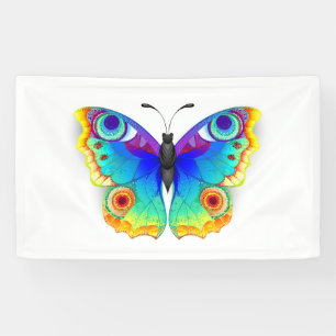 Lona Mariposa Pavo Real Ojo de Arcoíris