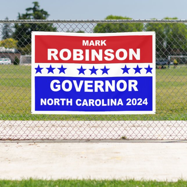 Lona Mark Robinson Gobernador de Carolina del Norte 202 (in situ)