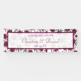 Lona Maroon Rose Wedding