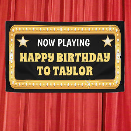 Lona Marquesina de Broadway con texto personalizado