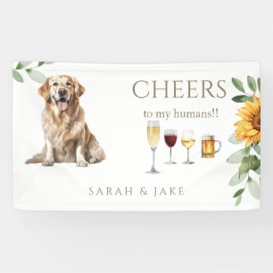 Lona Mascota Sunflower Chequea el bar de cócteles