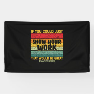 Lona Matemáticas del profesor de matemáticas si pudiera