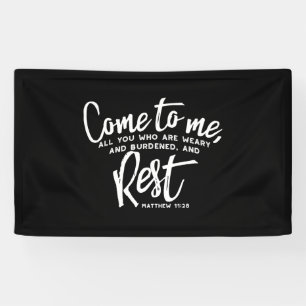 Lona Mateo 11 Verso de la Biblia