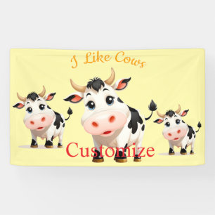 Lona Me gusta el arte de vacas Thunder_Cove