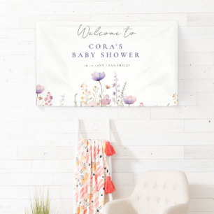 Lona Meadow Wildflower Field Baby Shower Woodland