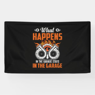 Lona Mecánico Lo Que Pasa En El Garaje