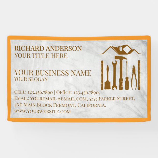 Lona Mecánico moderno de reparación automática de maniq (Horizontal)