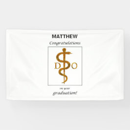 Lona Médica de Osteopatía Felicitaciones por Graduación