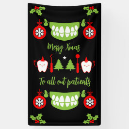 Lona Médica dental navidad