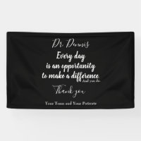 Médica Gracias Cartel Cita Tipografía Blanca Negra