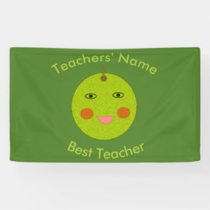 Lona Mejor cartel de Personalizado Apple feliz para pro