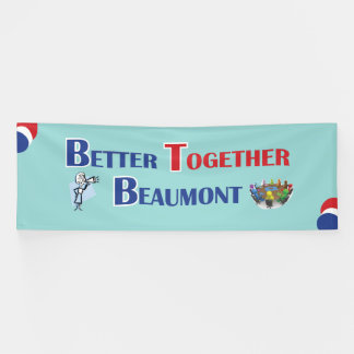 Lona Mejor juntos Beaumont Banner