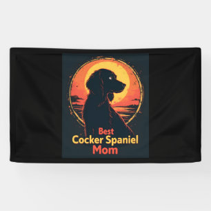 Lona Mejor Madre Perro - Cocker Vintage Spaniel T-Shi