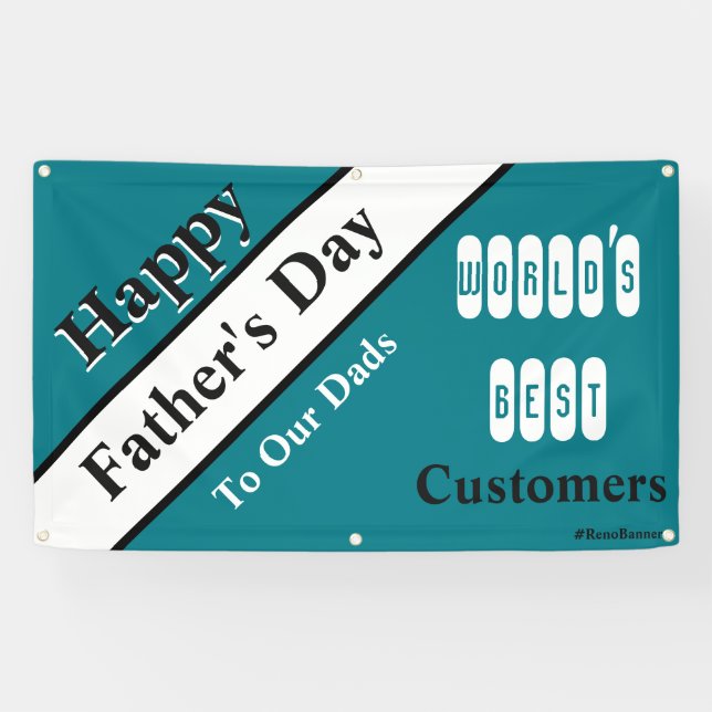 Lona Mejores Clientes del Mundo (Horizontal)