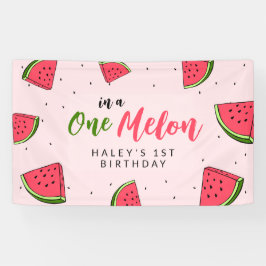 Lona Melón de agua dulce en melón primer cumpleaños de 