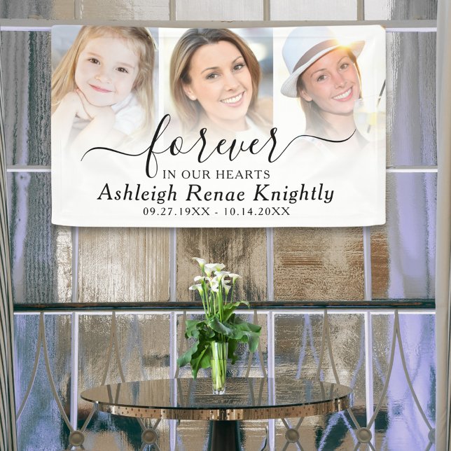 Lona Memorial 3 Fotos Para Siempre En Nuestro Guión De  (Subido por el creador)