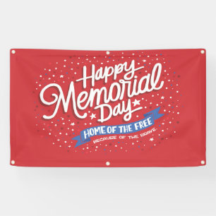Lona Memorial Day feliz