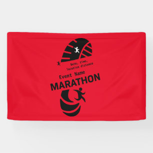 Lona Mercadería de eventos promocionales de maratón de